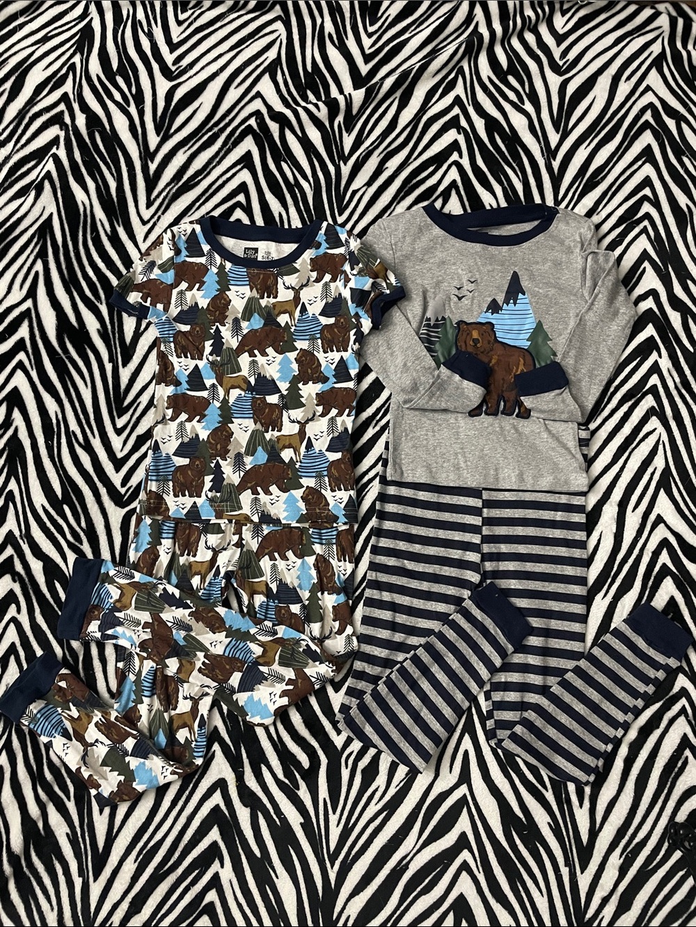 NWOT Boys 4 piece pajama set